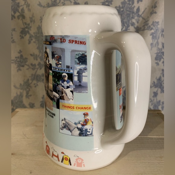 VTG 1999 Limited Edition Saratoga Race Course Beer Mug Saratoga Springs NYRA - Picture 5 of 8